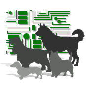 Computer pooch graphic